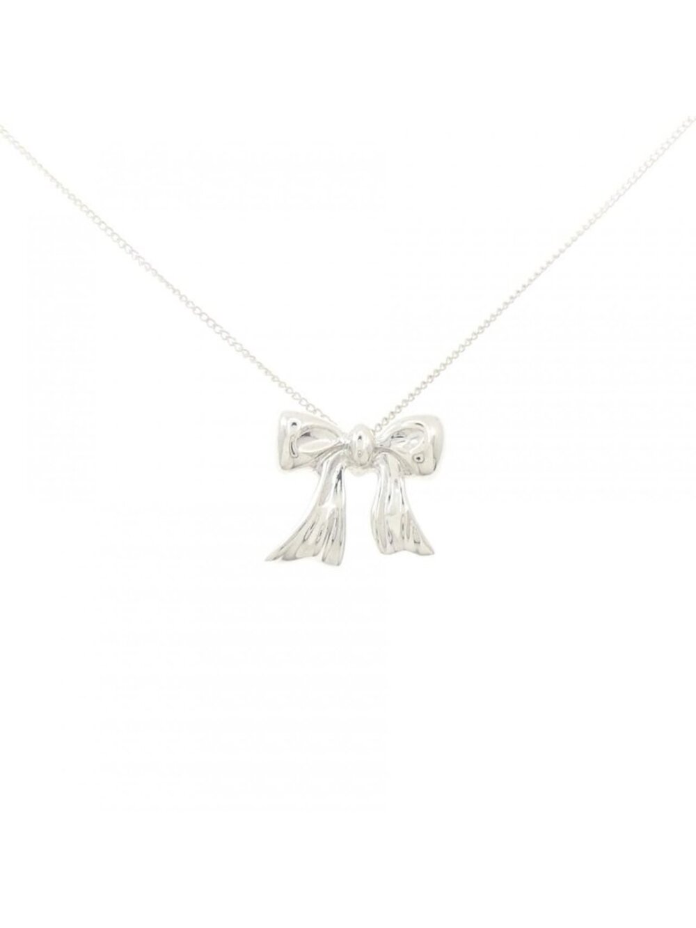 Tiffany & Co Vintage Blue Box Bow Necklace